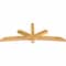 Ekena Millwork Alberta Rough Sawn Timber Gable Bracket, Western Red Cedar, 84"W x 31"H x 4"D x 4"F, 9/12 Pitch GBW084X31X0404ALB00RWR - alternate 3